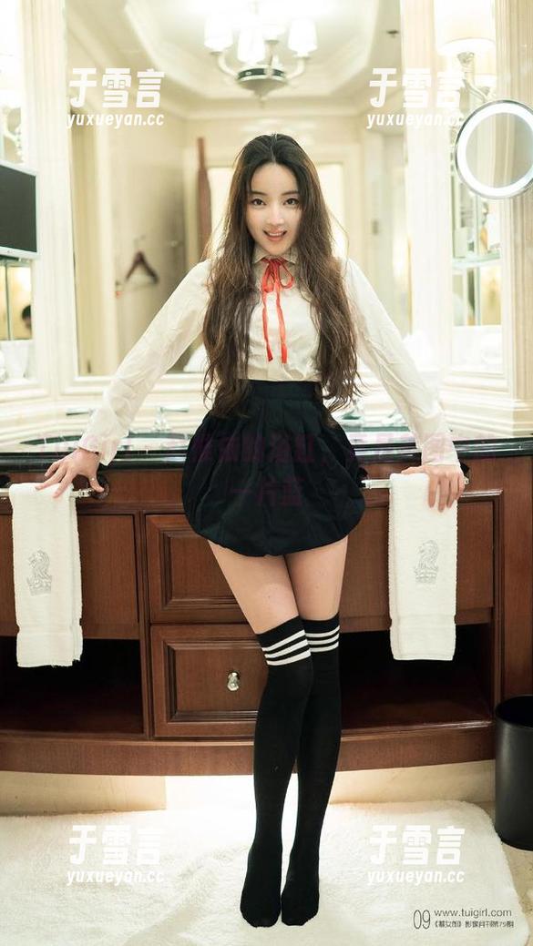 TuiGirl - 赵惟依的浴缸，竟是美图中的一片蓝