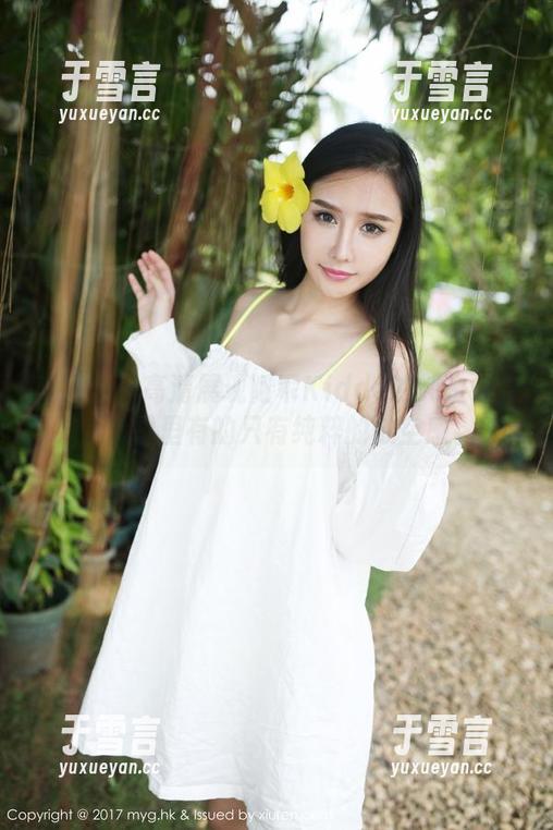 美媛馆 - 高清展现阿乖Kiddo的纯白气息，套图里有的只有纯粹的放空感。