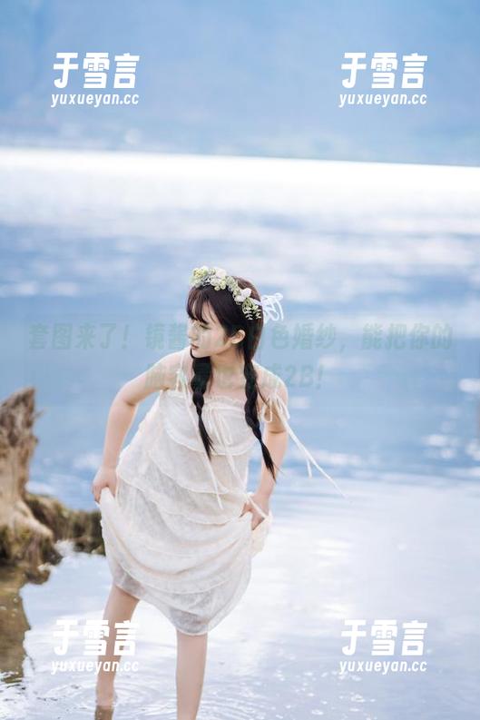 套图来了！镜酱的2B白色婚纱，能把你的脑容量也变成2B！